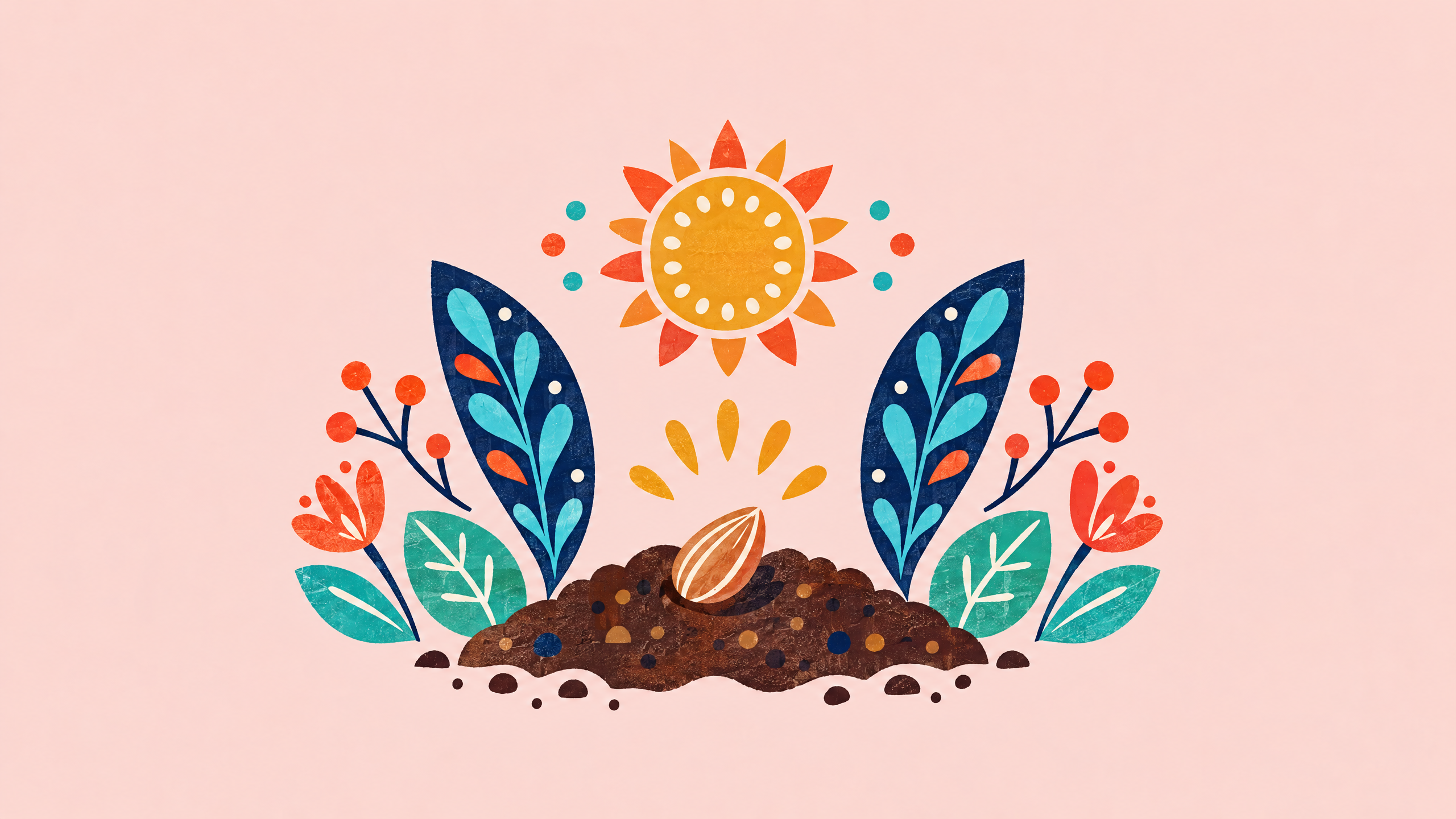 Illustration from The Seed and The Sun